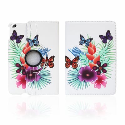 Hoesje geschikt voor Apple iPad mini 4/5 7.9 inch 360° Draaibare Wallet case /flipcase stand/ hardcover achterzijde/ kleur Paars