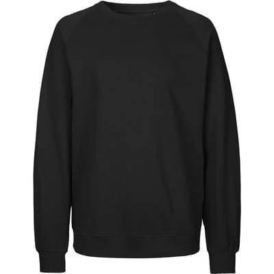 Neutral Unisex Tiger Cotton Sweatshirt NET63001 - Black - XS