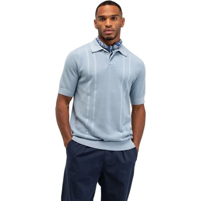 Butcher of Blue Polo korte mouw Blauw Ripley M2616001/856
