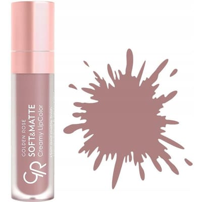 Golden Rose Soft & Matte Creamy Lipcolor NO: 101 Matte vloeibare lippenstift hydraterende formule minder droog op de lippen