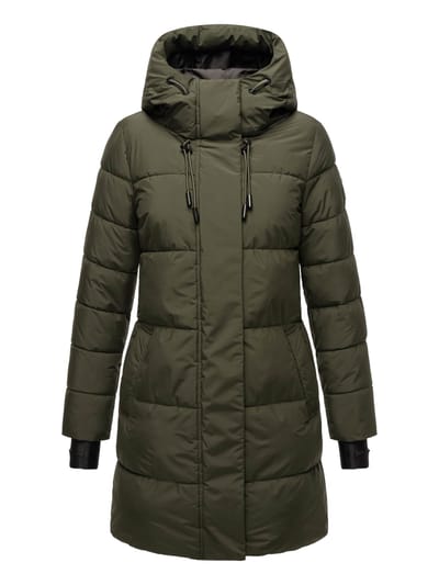 Marikoo dames winterjas met capuchon & fleecevoering – Kaituu