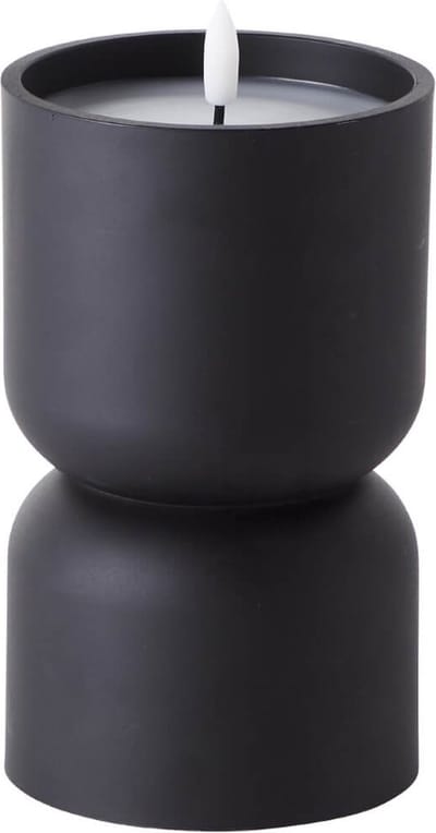 Kaars LED Brilliant Zwart 3 W 18 x 9,8 cm Plastic