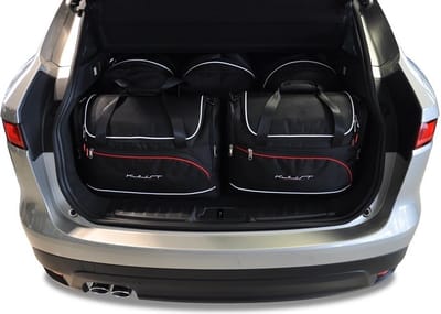 Jaguar F-Pace 2015+ 5-delig Reistassen Op Maat Auto Interieur Kofferbak Organizer Accessoires