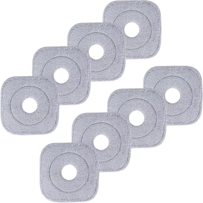 Universele Mop Vervangpads - 8 Stuks Microvezel Mop Refills voor Vierkante Spin Mop - Wasbare en Herbruikbare Vloermop Covers voor Efficiënte Schoonmaak
