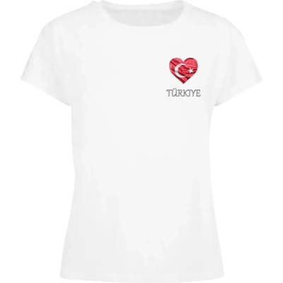 Merchcode - Turkey with Ladies Everyday Heren T-shirt - XS - Wit