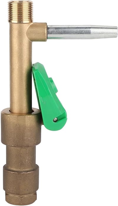 Snelkoppeling Ventiel Sleutel voor Irrigatie, Messing Koppeling Sleutel voor Sprinklers en Tuinaccessoires met Damesdraad G1''