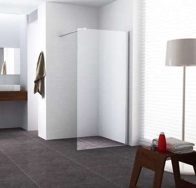 Wiesbaden Graffic inloopdouche 1200 x 2000 x 10 mm nano safety glass folie helder glas/chroom