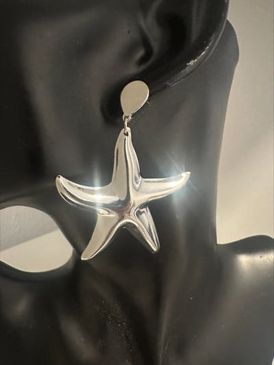 Gotische zeester oorbellen | Make up | Parfum | Moederdag | Verjaardagscadeau| Cadeautje| Valentijnsdag| Kado | sieraden | vaderdag | oorbellen | oorsieraden