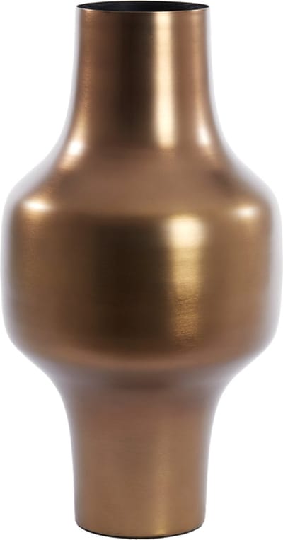 Light&living Vaas deco Ø27x49 cm SINDO glanzend bruin brons