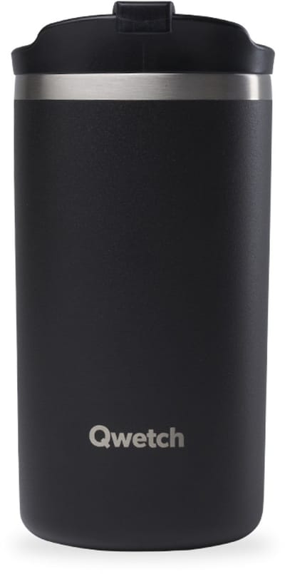 Qwetch Travel mug Geïsoleerd - Matt Zwart