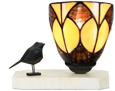 Tiffany tafellamp / sculptuur Ballade van een Vogel Parabola Small - Art Deco Trade