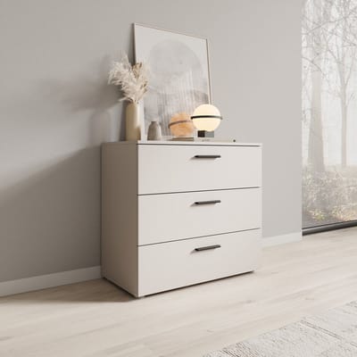 Meubella - Isandro - Ladekast - Beige - 80x41x74 cm