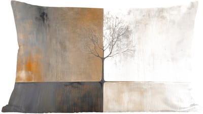 Sierkussens - Kussentjes Woonkamer - 60x40 cm - Boom - Vlakken - Takken - Kleurverloop