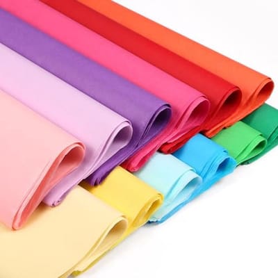 60 vellen gekleurd zijdepapier 50 x 70 cm, 12 kleuren voor creatief gebruik en decoratie
