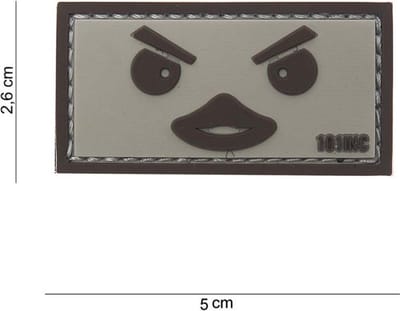 Embleem 3D PVC Duckface beige/bruin