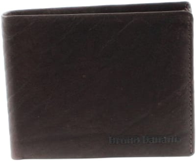 bruno banani Leren Portemonnee Africa Wallet Brown Donkerbruin
