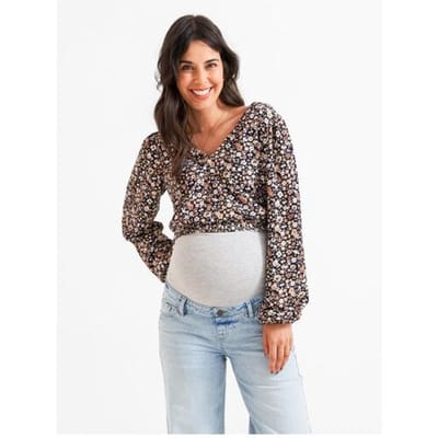 Prénatal zwangerschapstop Black XS Dames