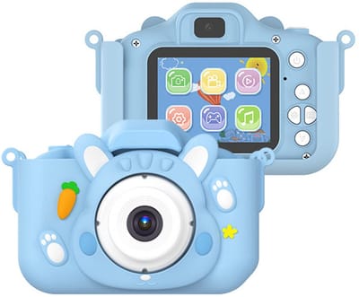 NAXSIR Digitale Kindercamera – HD 1080P Video, 32GB Uitbreidbaar, Leuke Fotolijsten & Educatieve Spellen – Perfect Cadeau voor Kinderen (3-12 Jaar)