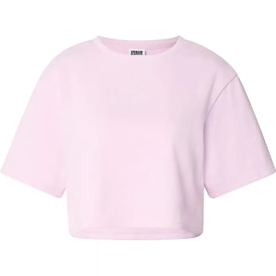 Urban Classics - Light Terry Crop top - 3XL - Roze