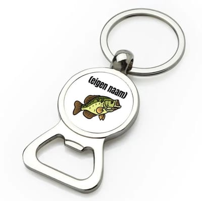 Akyol - vis met eigen naam flesopener - Vis - vissen liefhebbers - iemand die houdt van vissen - verjaardag - cadeau - kado - 9 bij 3 cm