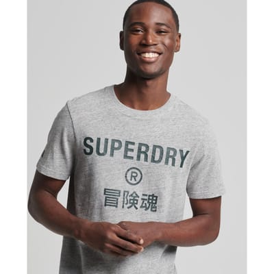 Superdry Vintage Corporation Logo Marl T-shirt