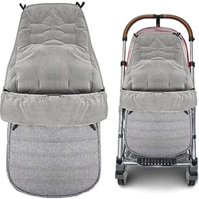 Waterdichte en winddichte voetenzak voor kinderwagens - Fleece gevoerd en universele fitting