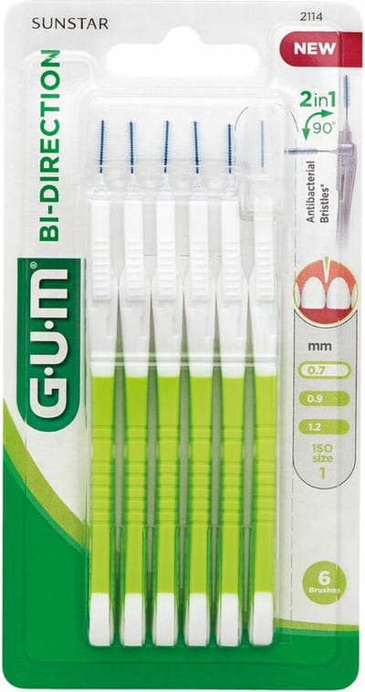4x GUM Bi-Directions 0,7mm - 6 stuks