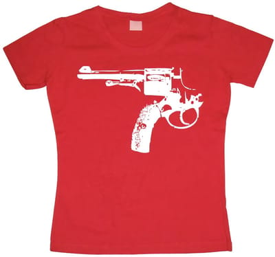 Hybris Dames Reversed Revolver Girly T-shirt SH-5-15173-H14-2