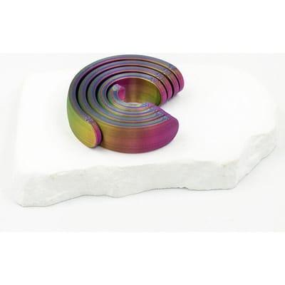 3D Geprint Spiraal Fidget Speelgoed, Draaibaar Stressverlichtend Bureau Speelgoed, Sensorisch Angstverlichtend Cadeau Voor Volwassenen, Decompressie Spinner