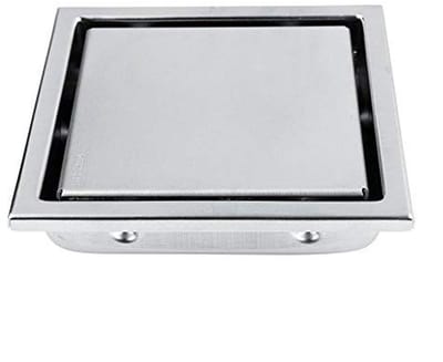 Allecto - Douche Vloer Afvoer - Afneembare Cover - Modern Design - Zilver - Haarzeef - Ideaal voor Badkamer en Hotel - Corrosiebestendig