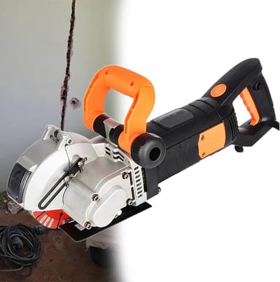 Muurfrees - Sleufmachine Beton - Sleuven Frezen - Krachtige 4800W Motor - 42mm Diep 40mm Breed - Grijs