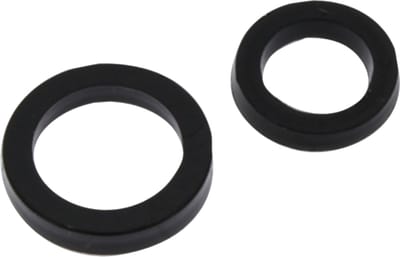 KARWEI Opvulringen voor Inboorpaumelle - Voor Houten en Metalen Kozijnen - Zwart Nylon - Set van 3