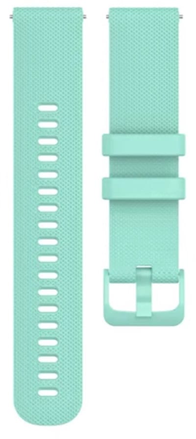 Scoby - Horlogebandje - Smartwatch Band - Geschikt voor Garmin Venu, Vivomove, Vivoactive en Forerunner - Siliconen Bandje - Flexibel - Comfortabel - Sportief - 42 MM - Mint Groen