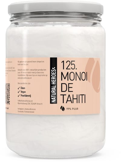Natural Heroes Monoï de Tahiti Olie (99% puur) - 500 ml