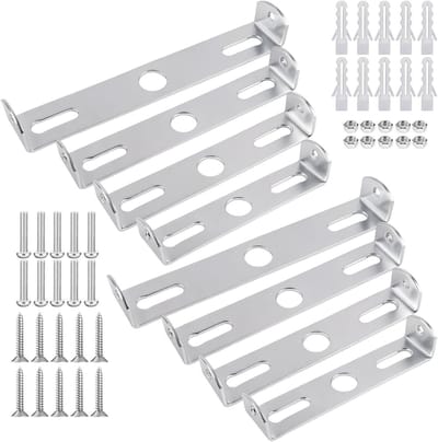 Ceiling Light Holder Set van 8 Stuks met Schroeven voor 80/90/100/110mm Lampen - Ideaal voor Thuis en Kantoor Verlichting