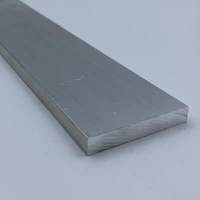 Aluminium Platstaf/strip - 100x10mm, 750mm