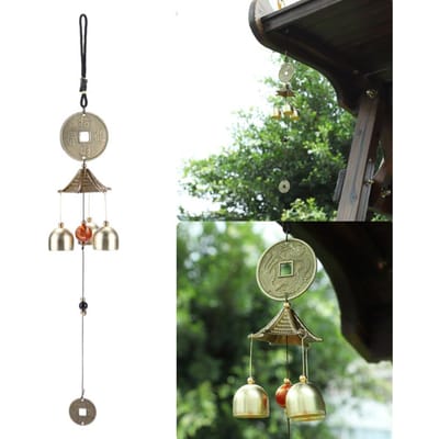 Buiten Leven Windgongen Tuin Tuin Buisjes Bellen Koper Antiek Windgong Muurhanger Huis Decoratie Decoratie Windgong