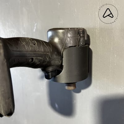 Universele Accu Schroefgereedschap / Accu tol Muur Houder | Eenvoudige Montage - Kleur Blauw