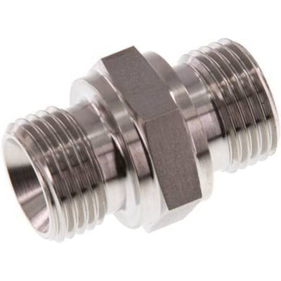 G 1/2'' RVS Borstnippel 400 Bar - Hydrauliek - FL2S-M-ST-012G-I