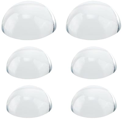 Dailygoods - Set van 6 Glazen Dome Vergrootglazen voor Kantoor en Thuis