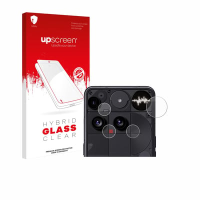 upscreen - Screenprotector voor Nothing Phone (3) (ALLEEN Camera Lens) - Folie Beschermfolie Beschermglas transparant