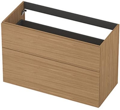 INK - Onderkast 2L A-sym Decor Tbv Grepen - 1000x450x650 Mm - Blank Eiken