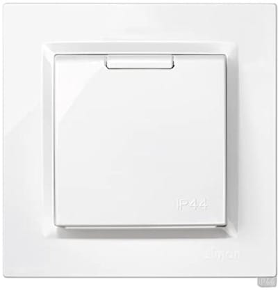 Monoblock Schuko-inbouwstopcontact 250V 10A Plat Wandstopcontact voor Buiten