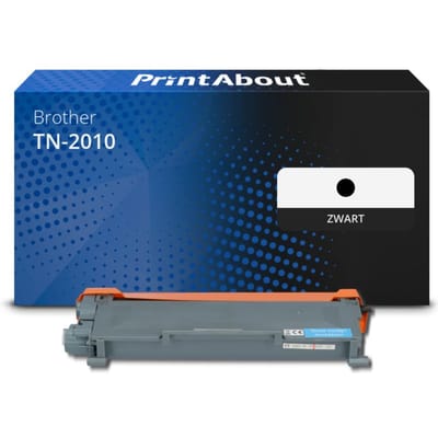 PrintAbout huismerk Toner TN-2010 Zwart Geschikt voor Brother