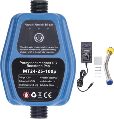 Automatische Drukverhogingspomp Douche - Stil & Slim - 25L/min - IP56