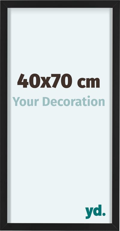 Your Decoration - Fotolijst 40x70 cm - Aluminium - Zwart - Virginia