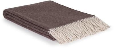 Most - Plaid Tibet - 50% Kasjmier wol, 50% Merino wol, - 140 x 200 cm - bruin