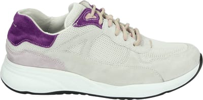 Durea 6283 H - Lage sneakersDames sneakers - Kleur: Grijs - Maat: 37.5