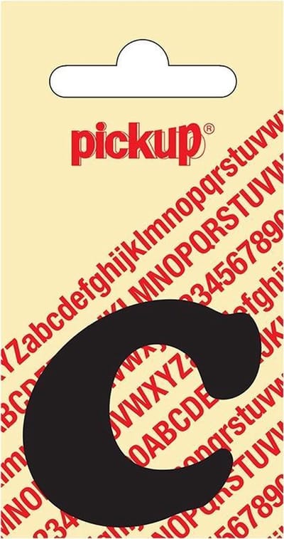 Pickup plakletter CooperBlack 40 mm - zwart C