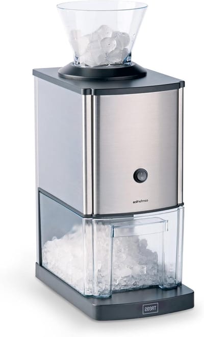 IJs Crusher - IJsmachine - Cocktails Maken - Roestvrij Staal - 3 Liter Inhoud - Zilver